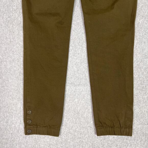Veronica Beard Army Green Field Mid Rise Cargo Jogger Pant Size 4 - Picture 7 of 13